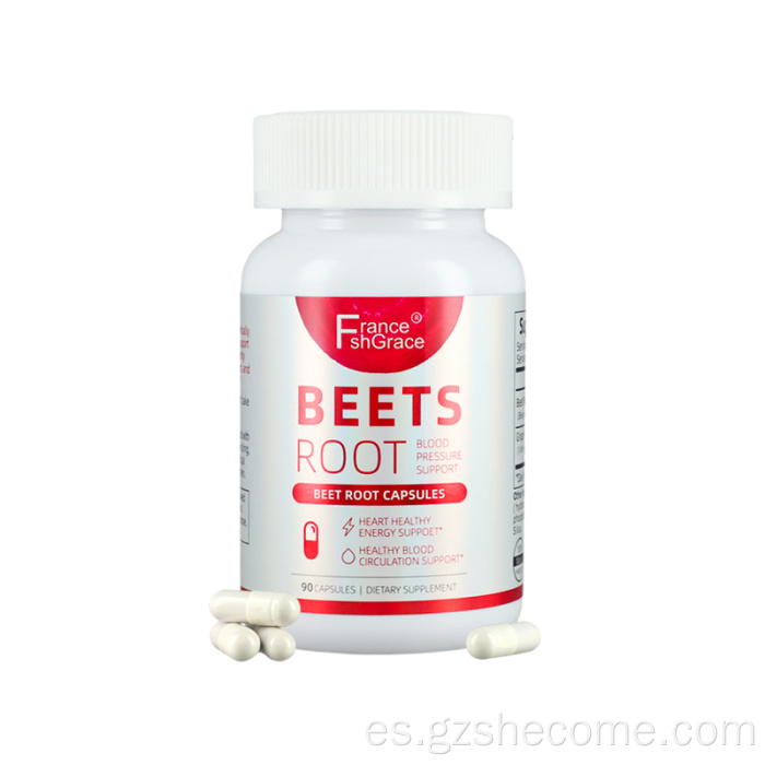 Cápsulas de la raíz de remolacha Suplemento de extractos de plantas herbales